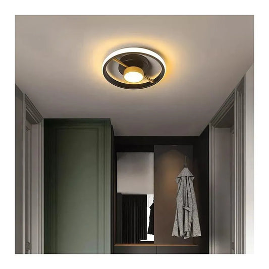 Lustra LED  KEIKO 46W, lumina Rece/Calda/Neutra, Negru