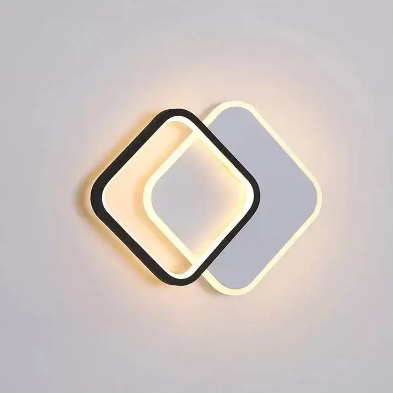 Lustra LED MARCELO 30W, lumina Rece/Calda/Neutra Alb Negru