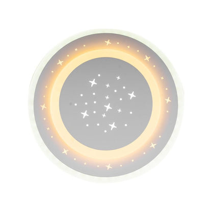 Lustra LED GUARELLA, 39W, lumina Rece/Calda/Neutra, Alb