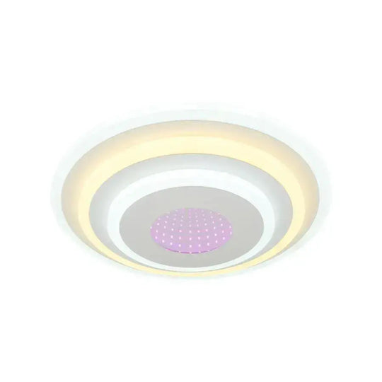 Lustra LED NIVARA 3D 20W, Diametru 30cm, lumina Rece/Calda/Neutra, Alb Lustre LED Aplicate Default Title Alessandro Design