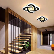 Lustra LED CRINELLA 44W, Diametru 23cm, lumina Rece/Calda/Neutra, Negru