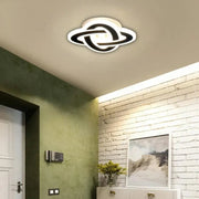 Lustra LED CRINELLA 44W, Diametru 23cm, lumina Rece/Calda/Neutra, Negru