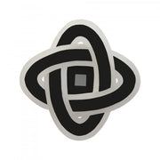 Lustra LED CRINELLA 44W, Diametru 23cm, lumina Rece/Calda/Neutra, Negru