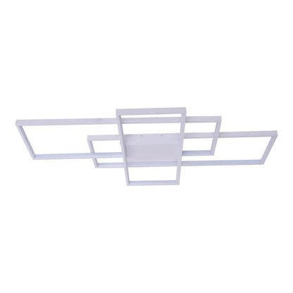 Lustra LED cu telecomanda LANDEN 184W, 3 Elemente, lumina Rece/Calda/Neutra, Dimabila, Alb