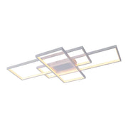 Lustra LED cu telecomanda LANDEN 184W, 3 Elemente, lumina Rece/Calda/Neutra, Dimabila, Alb