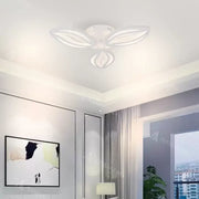 Lustra LED cu telecomanda ORCHID 39W, 3 Petale, lumina Rece/Calda/Neutra, Dimabila, Alb