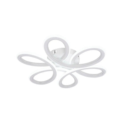 Lustra LED cu telecomanda ELIZA, 65W, lumina Rece/Calda/Neutra, Dimabila, Alb