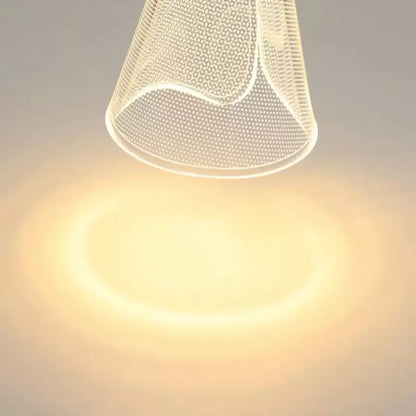 Lustra LED suspendata cu telecomanda JEROME 58W, 10 Elemente, lumina Rece/Calda/Neutra, Dimabila, Auriu, Inaltime Reglabila