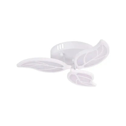 Lustra LED cu telecomanda LAURICE 33W, 3 Petale, lumina Rece/Calda/Neutra, Dimabila, Alb