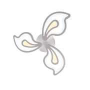 Lustra LED cu telecomanda GLORIOSA 68W, 3 Petale, lumina Rece/Calda/Neutra, Dimabila, Alb