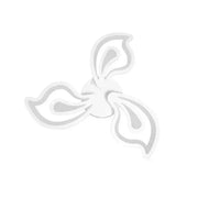 Lustra LED cu telecomanda GLORIOSA 68W, 3 Petale, lumina Rece/Calda/Neutra, Dimabila, Alb