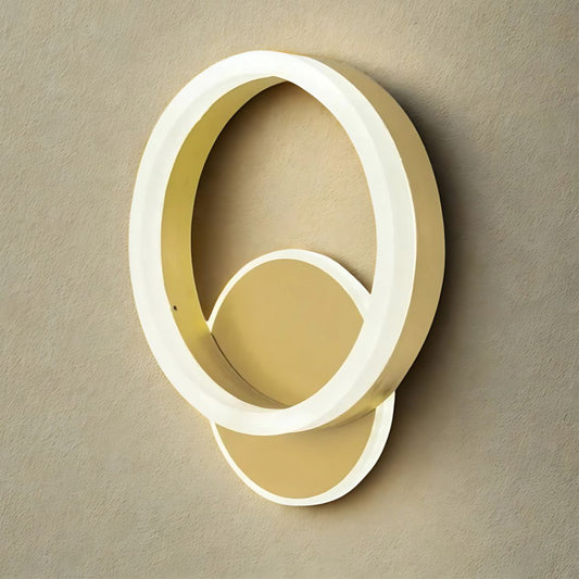 Aplica LED Dario, 33W, Lumina Rece/Calda/Neutra, Auriu