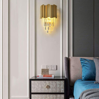 Aplica Candelabru Cristal BLOIS Piccolo, 2xE14, Auriu