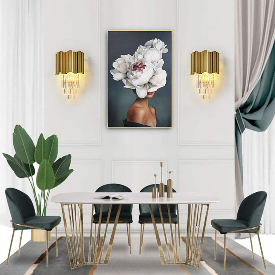 Aplica Candelabru Cristal BLOIS Piccolo, 2xE14, Auriu