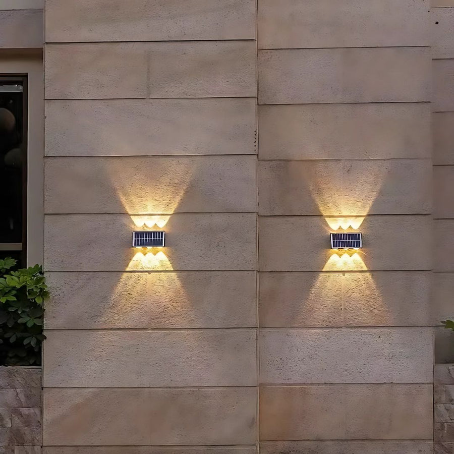 Aplica LED Exterior Solaris, 6 Surse de lumina, Lumina Calda, Negru