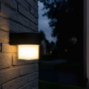 Aplica LED Exterior MIRA, 1 Sursa de lumina, Lumina Calda, Negru