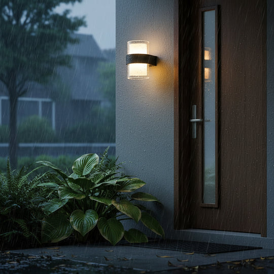 Aplica LED Exterior MIRA, 9W, 2 Surse de lumina, Lumina Calda, Negru Aplice de Exterior Default Title Alessandro Design