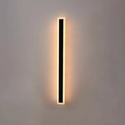 Aplica LED de Exterior Mack, Lungime 90cm, 10W, IP65, Metal, Liniar, Negru