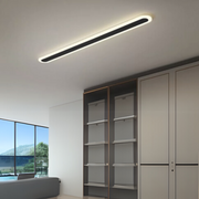 Aplica LED de Exterior SUHA, Lungime 30cm, 4W, IP65, Metal, Liniar, Negru