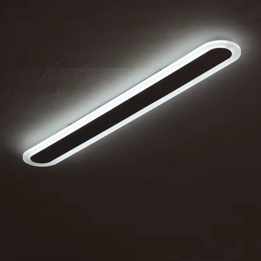 Aplica LED de Exterior SUHA, Lungime 30cm, 4W, IP65, Metal, Liniar, Negru