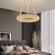 Candelabru Cristal PRAGA Magno, 33W, Lumina Calda/Rece/Neutra, Diametru 55cm, Auriu, Inaltime Reglabila