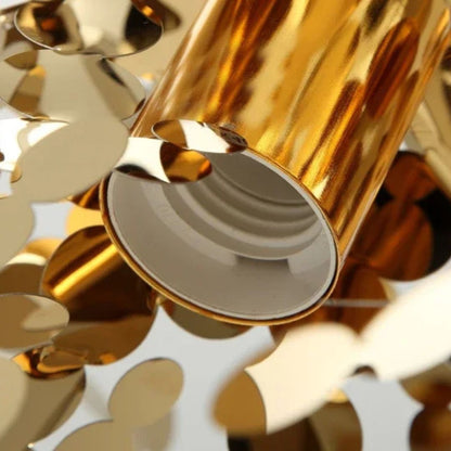 Candelabru Modern, CAPRICIO Allegro, 2xE14, Diametru 40cm, Auriu, Inaltime Reglabila