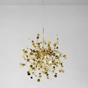 Candelabru Modern, CAPRICIO Allegro, 2xE14, Diametru 40cm, Auriu, Inaltime Reglabila