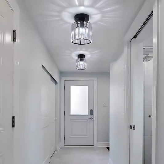 Lustra Georgiana 1x E27 Negru