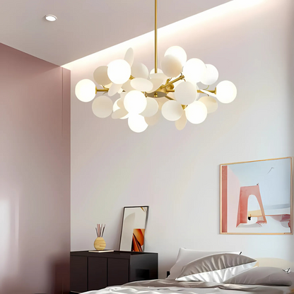 Lustra Suspendata SVEN, 15x G9, Alb