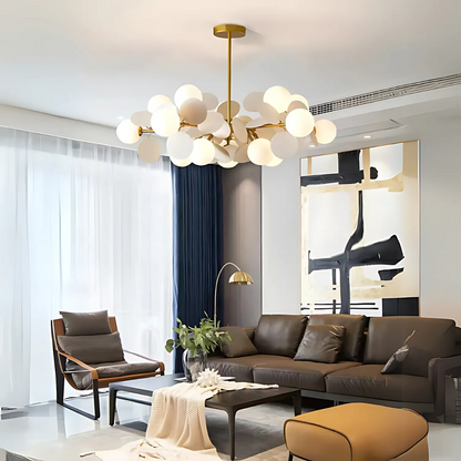 Lustra Suspendata SVEN, 15x G9, Alb