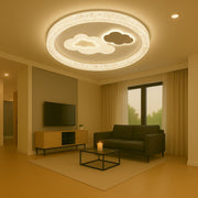 Lustra LED SKYForma Starry, 64W, lumina Rece/Calda/Neutra, Negru