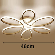 Lustra LED cu telecomanda ELIZA, 65W, lumina Rece/Calda/Neutra, Dimabila, Alb