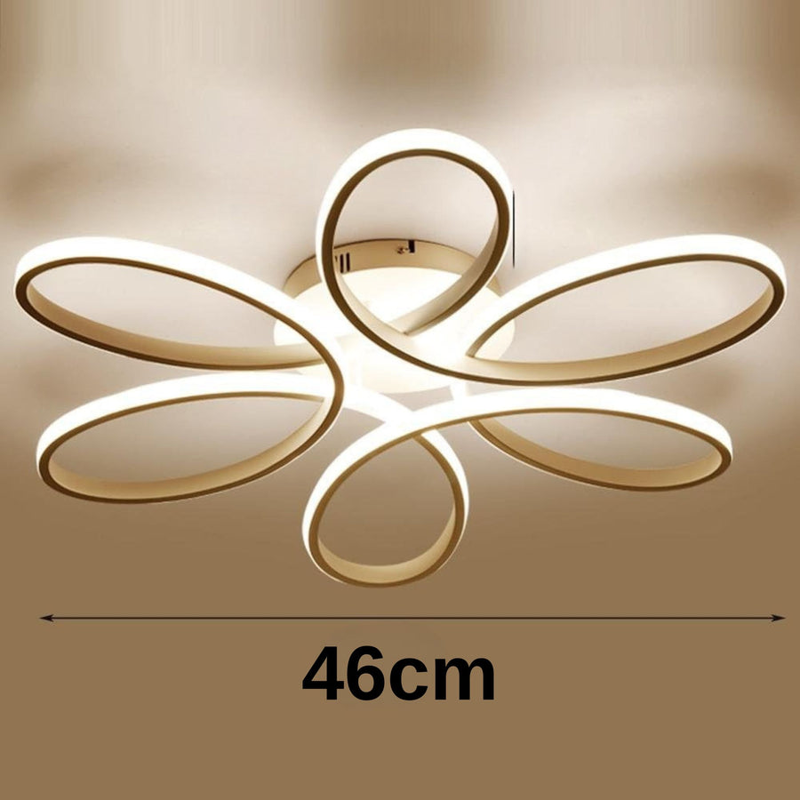 Lustra LED cu telecomanda ELIZA, 65W, lumina Rece/Calda/Neutra, Dimabila, Alb