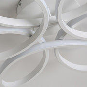 Lustra LED cu telecomanda ELIZA, 65W, lumina Rece/Calda/Neutra, Dimabila, Alb