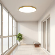 Plafoniera LED SOLIS 27cm 20W Lumina Rece Auriu