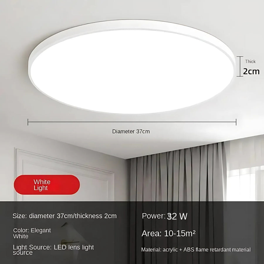 Plafoniera LED SOLIS 37cm 32W Lumina Rece Alb