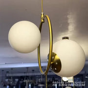 Lustra LOFT Atelier, 2x E27, Alb Auriu, Metal, Inaltime Reglabila