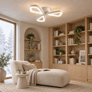Lustra LED AURALIUS 18W, 3 Petale, lumina Neutra,  4000K, Alb