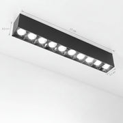 Proiector LED Liniar Aplicat Grilă 15W, Lumina Neutra 4000K, 10 surse, 27 x 3.5 x 6.5 cm