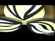 Lustra LED cu telecomanda ORCHID 39W, 3 Petale, lumina Rece/Calda/Neutra, Dimabila, Alb