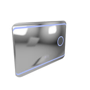 Oglindă LED E30S/65X45, Touch si Funcție Dezaburire, Lumina Cosmetică, 65x45cm, Lumina Rece 6000K