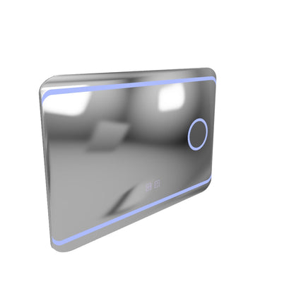 Oglindă LED E30S/65X45, Touch si Funcție Dezaburire, Lumina Cosmetică, 65x45cm, Lumina Rece 6000K