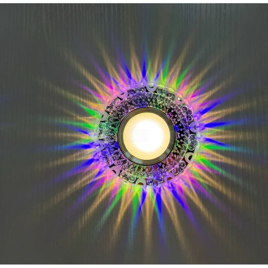 Spot LED, FARBSPIEL II, 4W, Rotund, lumina RGB/Neutra, Transparent