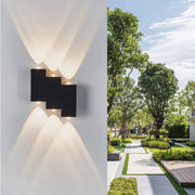 Aplica LED AX232, Exterior, 6 Surse, 6W, Negru, 3000K