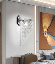 Aplica Cristal Serenity 1x E14 Argintiu