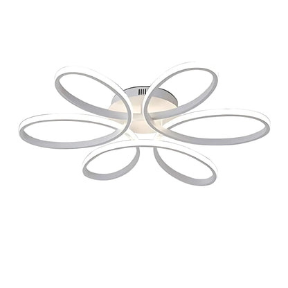 Lustra LED cu telecomanda ELIZA, 65W, lumina Rece/Calda/Neutra, Dimabila, Alb