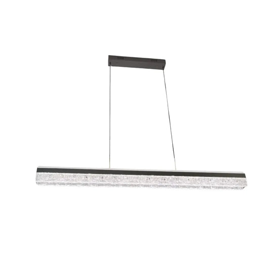Lustra LED suspendata cu Telecomanda MATHIAS 58W, lumina Rece/Calda/Neutra, Dimabila,Inaltime Reglabila, Auriu