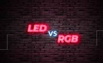 RGB vs. LED (lumina rece, calda, neutra)