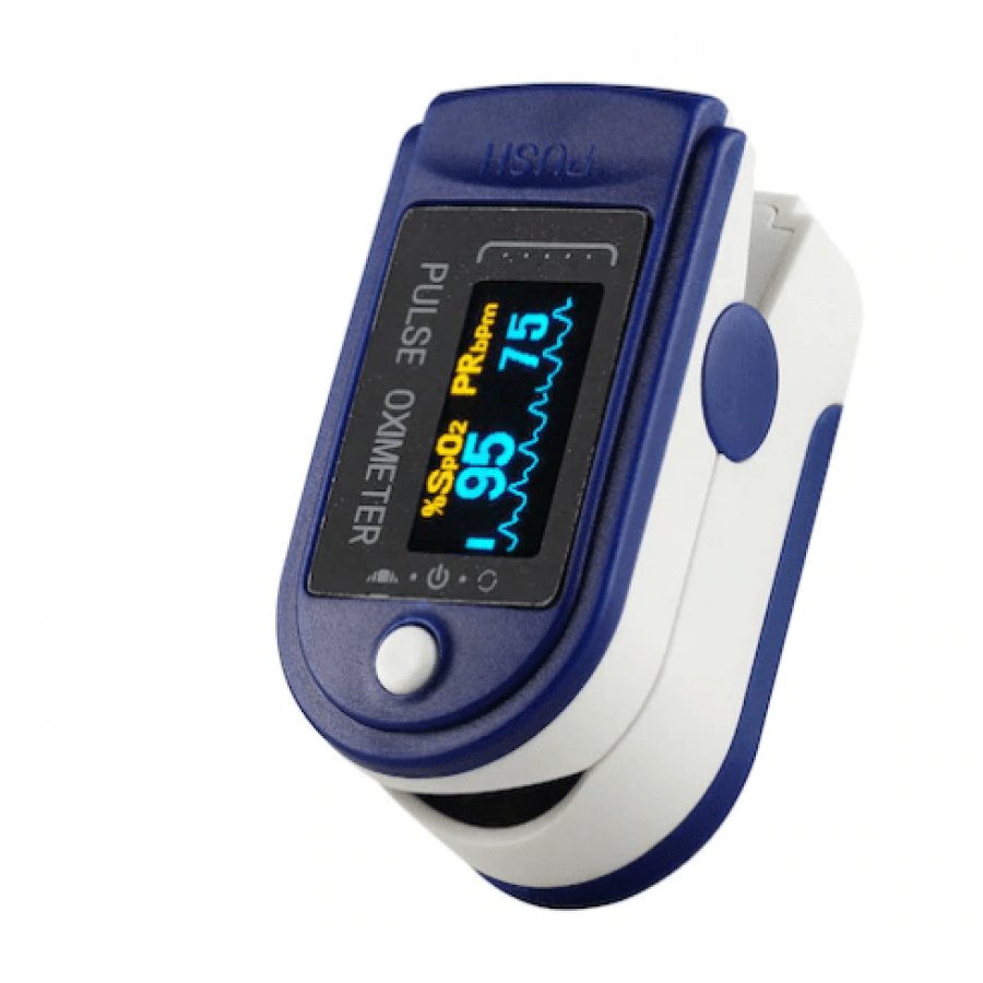 Pulsoximetru Măsurare Nivel Saturație Oxigen Sange + Puls