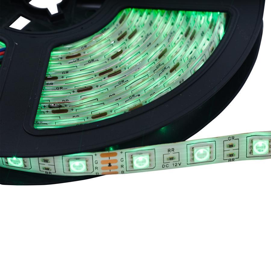 Kit Bandă LED cu Telecomandă, 24W, 12V, 5m, RGB